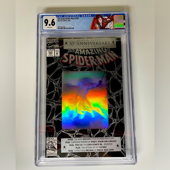 1992 Spider-Man #365 CGC 9.6 - Picture 1 of 5